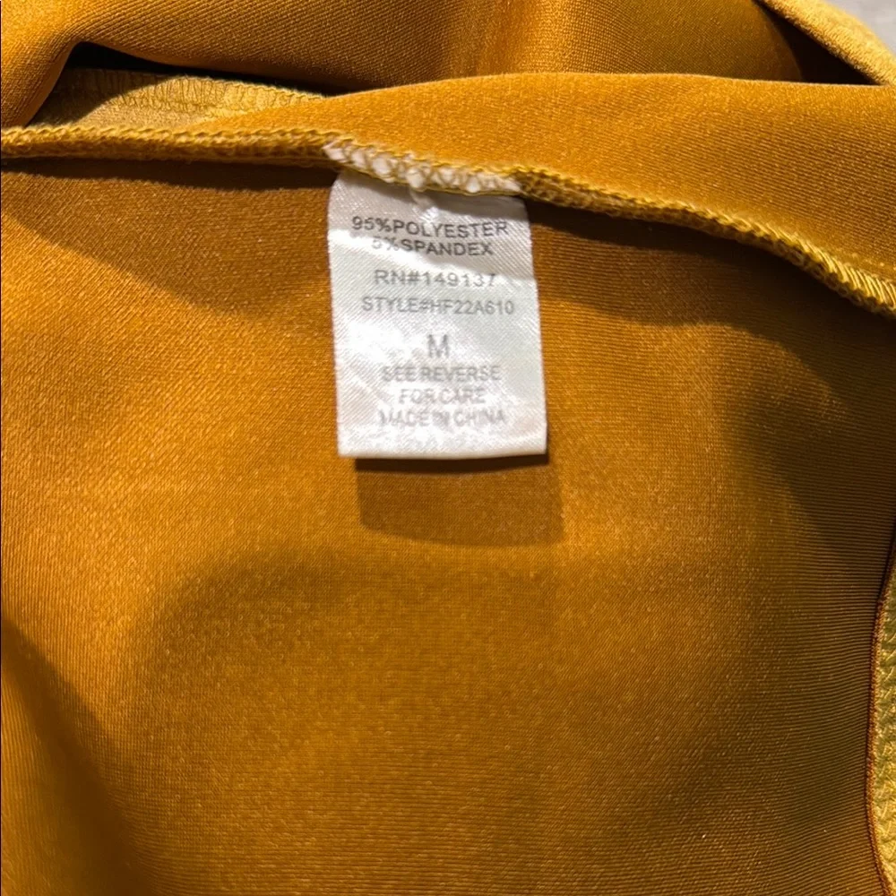 Hyfve Mustard Yellow Sleeveless Top